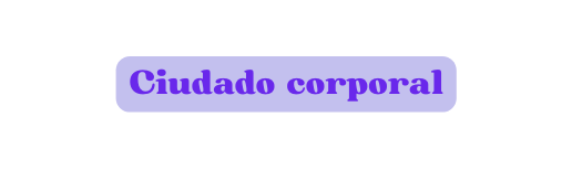 Ciudado corporal